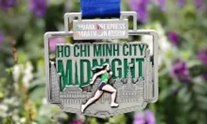 Huy chương mang cảm hứng vươn lên đỉnh cao của giải chạy đêm TP HCM Huy chương mang cảm hứng vươn lên đỉnh cao của giải chạy đêm TP HCM